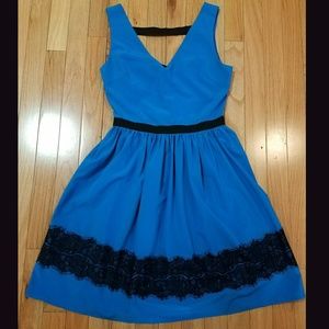 Blue dress